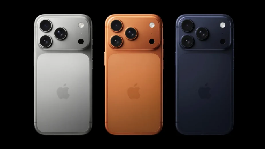 Smartphone su sfondo nero